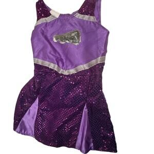 SKU3044 Just Play Purple Cheerleader Costume Size 4-6x
